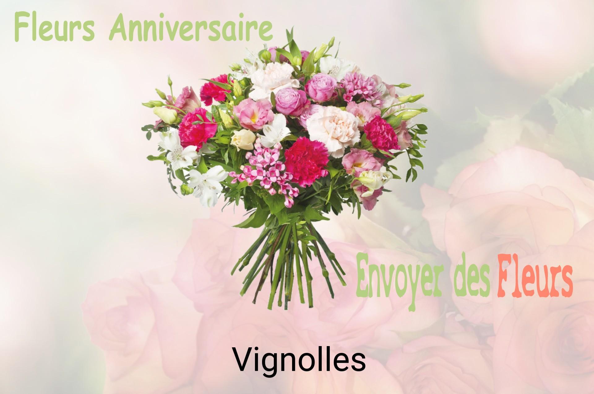 Bouquet de fleurs d’anniversaire livré à Vignolles